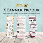 X Banner Produk
