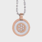 Millionaire Pendant Italian Charming White