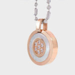 Millionaire Pendant Italian Charming White